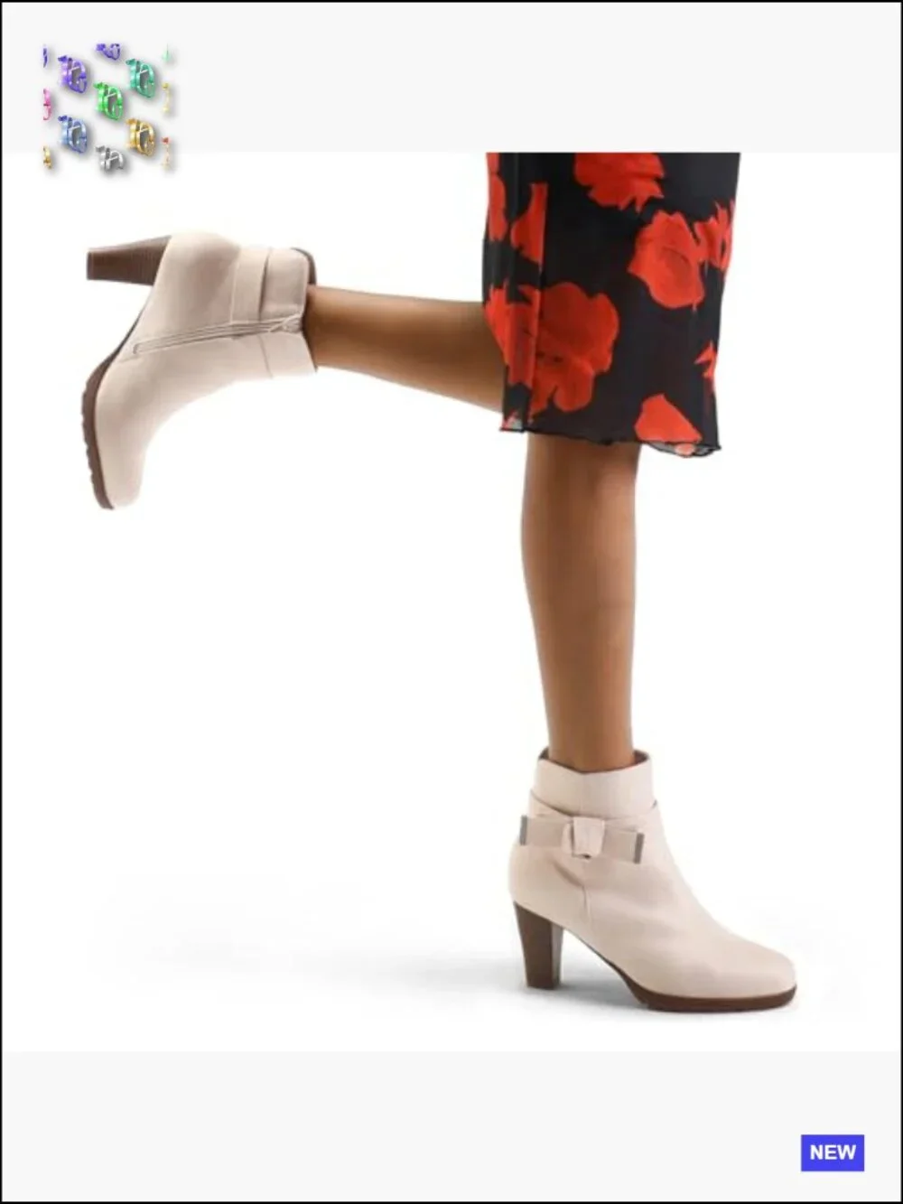 Women's Chunky Heel Zipper Ankle Booties - Stacked Heel Boots
